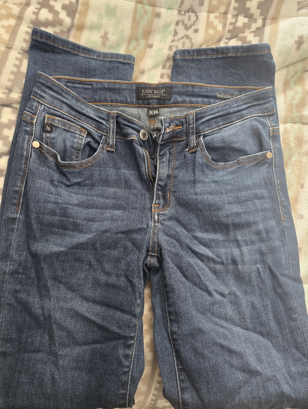 Judy Blue Women's Indigo Straight Leg Jeans